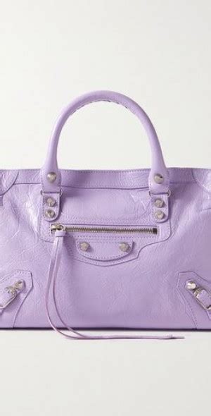 BALENCIAGA Le City small embellished textured.